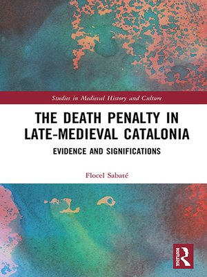 cover image of The Death Penalty in Late-Medieval Catalonia